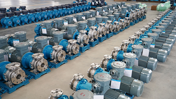 一批氨水不銹鋼磁力泵順利交付