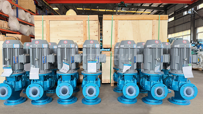 40臺襯氟管道泵成功交付